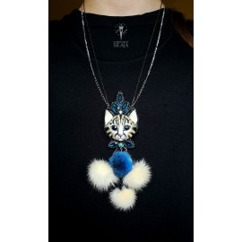 Pakabukas mergaitėms  “Mėlynakė tigriukė”