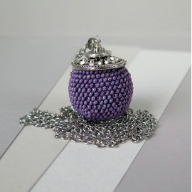 Pakabukas burbulas. Violetinis 