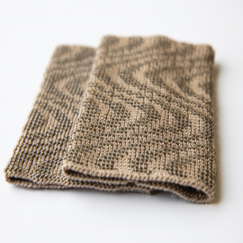  1B Elegantiškos megztos  šilkinės riešinės originalus aksesuaras