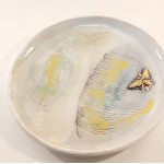 Lėkštutė dekoruota auksu Lėkštutė dekoruota auksu