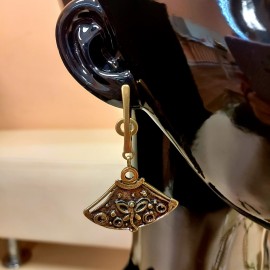 Žalvariniai auskarai VASARA - 2496