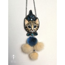 Pakabukas mergaitėms  “Mėlynakė tigriukė”