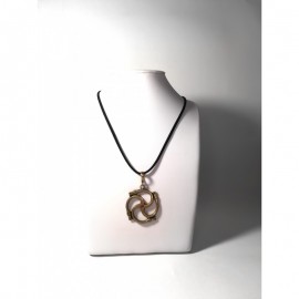 Žalvarinis etnografinis pakabukas ŽALČIŲ SVASTIKA - 3173