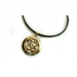 Žalvarinis pakabukas su žalčiais - 665