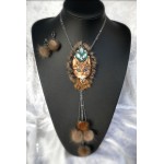 Ilgas kaklo papuošalas  “Švelnusis katinukas”