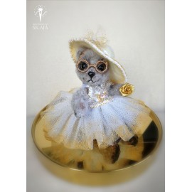 11 cm aukščio nerta vienetinė meškutė  ”Adelaidė”