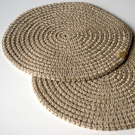 Lininis stalo padėkliukas Lininis stalo padėkliukas