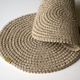 Lininis stalo padėkliukas Lininis stalo padėkliukas