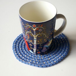 Lininių mažų padėkliukų komplektas Lininių mažų padėkliukų komplektas