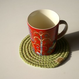 Lininių mažų padėkliukų komplektas Lininių mažų padėkliukų komplektas