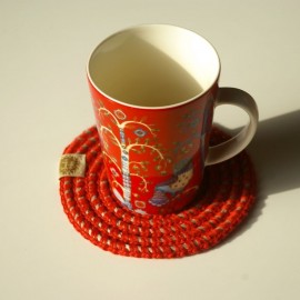 Lininių mažų padėkliukų komplektas Lininių mažų padėkliukų komplektas