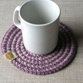 Mažų lininių padėkliukų komplektas Mažų lininių padėkliukų komplektas