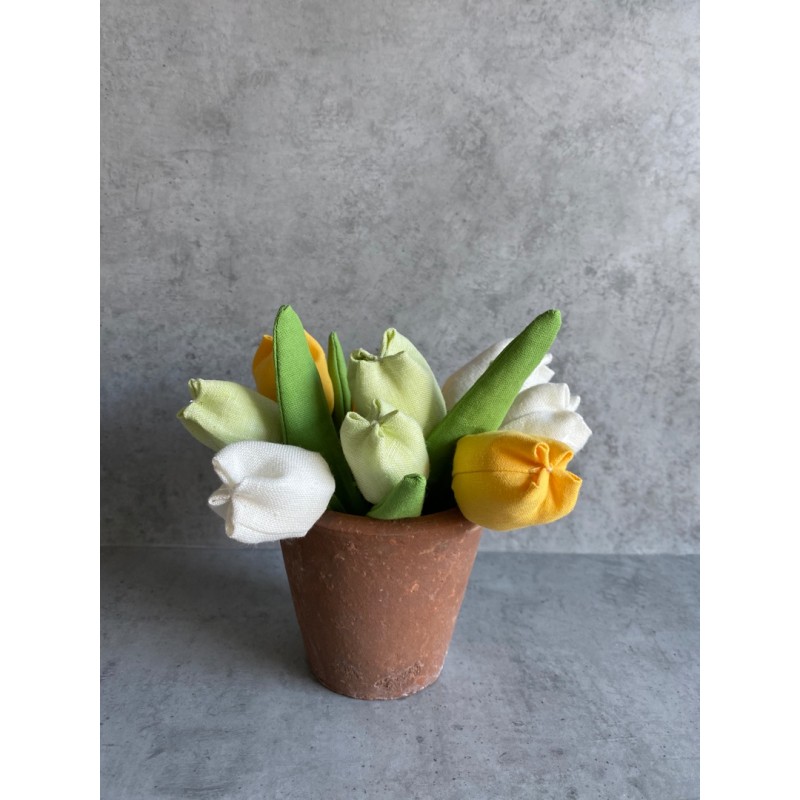 Lininių tulpių puokštelė Lininių tulpių puokštelė