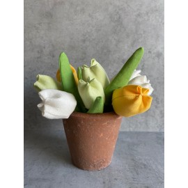 Lininių tulpių puokštelė Lininių tulpių puokštelė