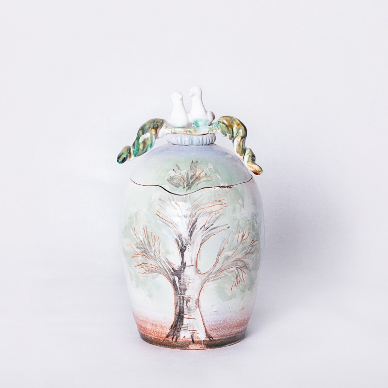 Vaza su paukščiais Vaza su paukščiais