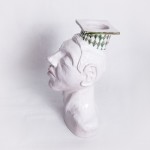 Keramikinė skulptūra - vaza gėlėms Keramikinė skulptūra - vaza gėlėms