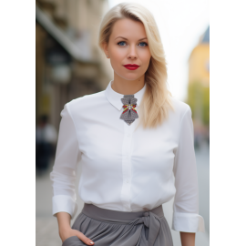 Kaklaraištis peteliškė varlytė žiogas "BITUTE PILKOJI"