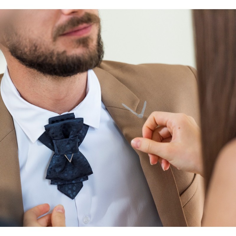 Kaklaraištis peteliškė varlytė žiogas  "TAMSUSIS ŠAMPANAS"