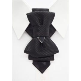 Kaklaraištis peteliškė varlytė žiogas "JUODASIS KODAS"