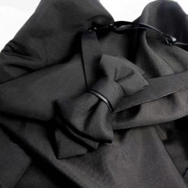 Kaklaraištis peteliškė varlytė žiogas  "JUODOJI KLASIKA" 