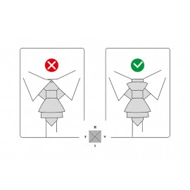 Kaklaraištis peteliškė varlytė žiogas "JUODOJI LINIJA"