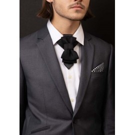 Kaklaraištis peteliškė varlytė žiogas "JUODOJI LINIJA"