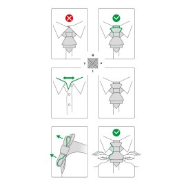 Kaklaraištis peteliškė varlytė žiogas "PERLAS"