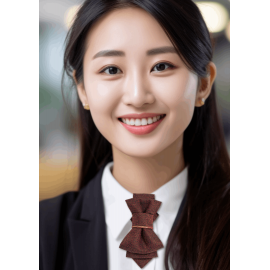 Kaklaraištis peteliškė varlytė moterims "Karamelė"