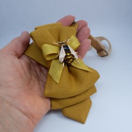 Žiogaitė - peteliškė, originalus moteriškas kaklaraištis žiogaitė „SALDUS SPIEČIUS“