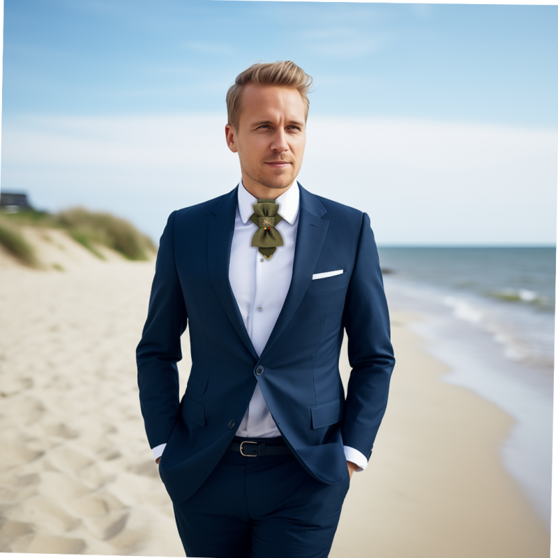 Kaklaraištis peteliškė varlytė žiogas "VYTIS ŽALIAKALNIS"