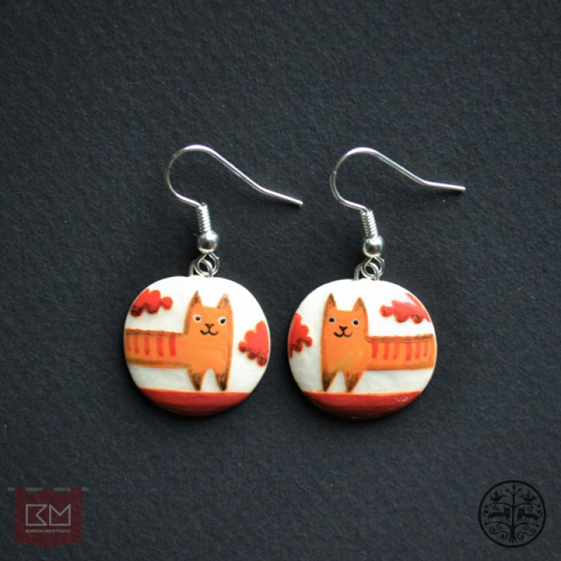 Auskarai "Istorijos apie kates" 