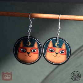 Auskarai "Istorijos apie kates" 