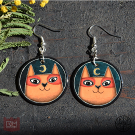 Auskarai "Istorijos apie kates" 