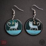 Auskarai "Istorijos apie kates" 