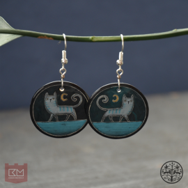 Auskarai "Istorijos apie kates" 