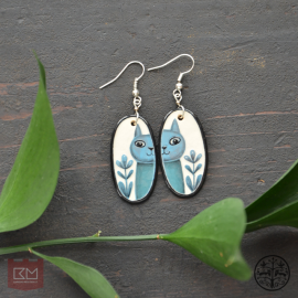 Auskarai "Istorijos apie kates" 