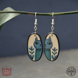 Auskarai "Istorijos apie kates" 