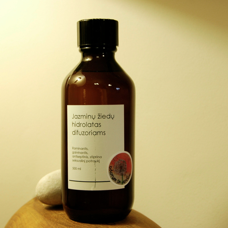 Jazminų žiedų hidrolatas difuzoriams - 500 ml