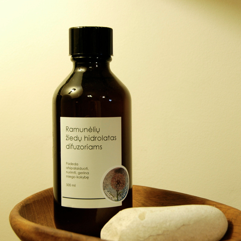 Ramunėlių žiedų hidrolatas difuzoriams - 500 ml