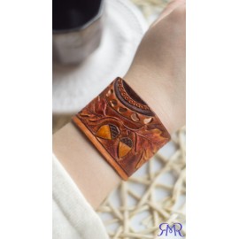 Apyrankė iš natūralios odos "Ąžuolas"