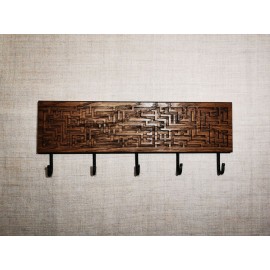 Ąžuolinė rūbų kabykla LABIRINTAS