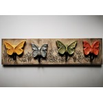 Žaisminga rūbų kabykla Drugelių Pieva