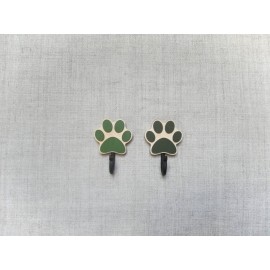 Spalvotas kabliukas šuns pavadėliui Pėdsakas, 3 vnt.