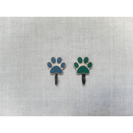 Spalvotas kabliukas šuns pavadėliui Pėdsakas, 3 vnt.