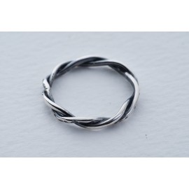 Sidabrinis žiedas - Braid 