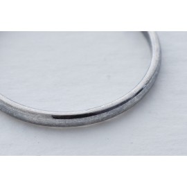 Sidabrinis žiedas - Smooth band thin