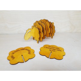 Puodelių padėkliukai Avinukas