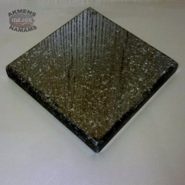 Akmeniai padėkliukai. Juodas granitas. 4vnt.