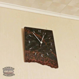 Sieninis laikrodis iš granito