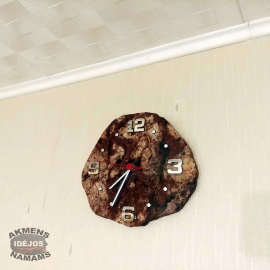 Akmeninis sieninis laikrodis. Natūralus lauko akmuo